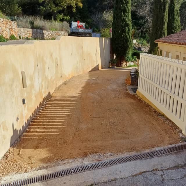 Accès en pente