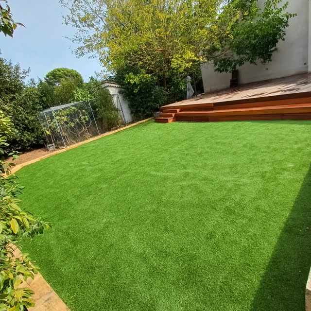 Gazon & terrasse bois