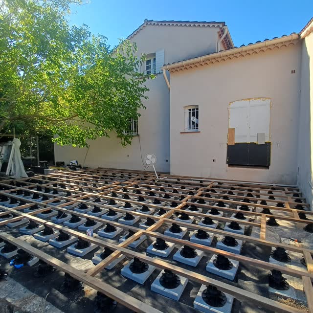 Pose de terrasse bois